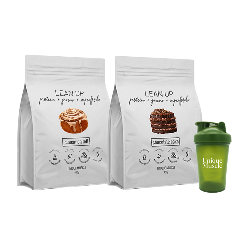 LEAN UP Flavour Pack + Green Shaker