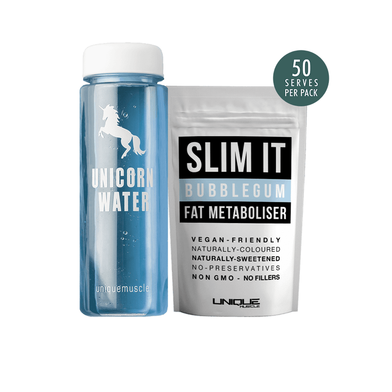 Unicorn-Water-Pack-Flavoured-Weight-Loss-Drink-Slim-It-Bubblegum-Unique-Muscle