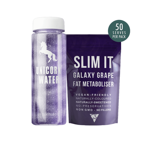 Unicorn-Water-Pack-Flavoured-Weight-Loss-Drink-Slim-It-Galaxy-Grape-Unique-Muscle