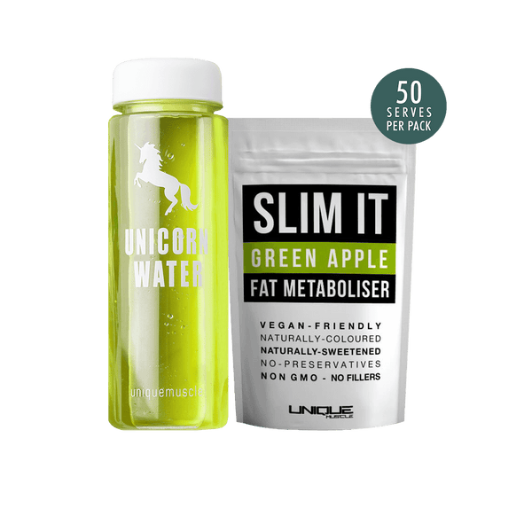 Unicorn-Water-Pack-Flavoured-Weight-Loss-Drink-Slim-It-Green-Apple-Unique-Muscle
