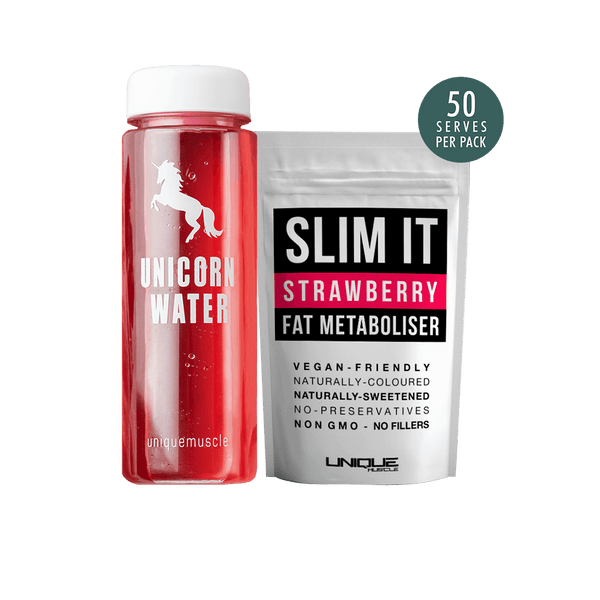 Unicorn-Water-Pack-Flavoured-Weight-Loss-Drink-Slim-It-Strawberry-Unique-Muscle