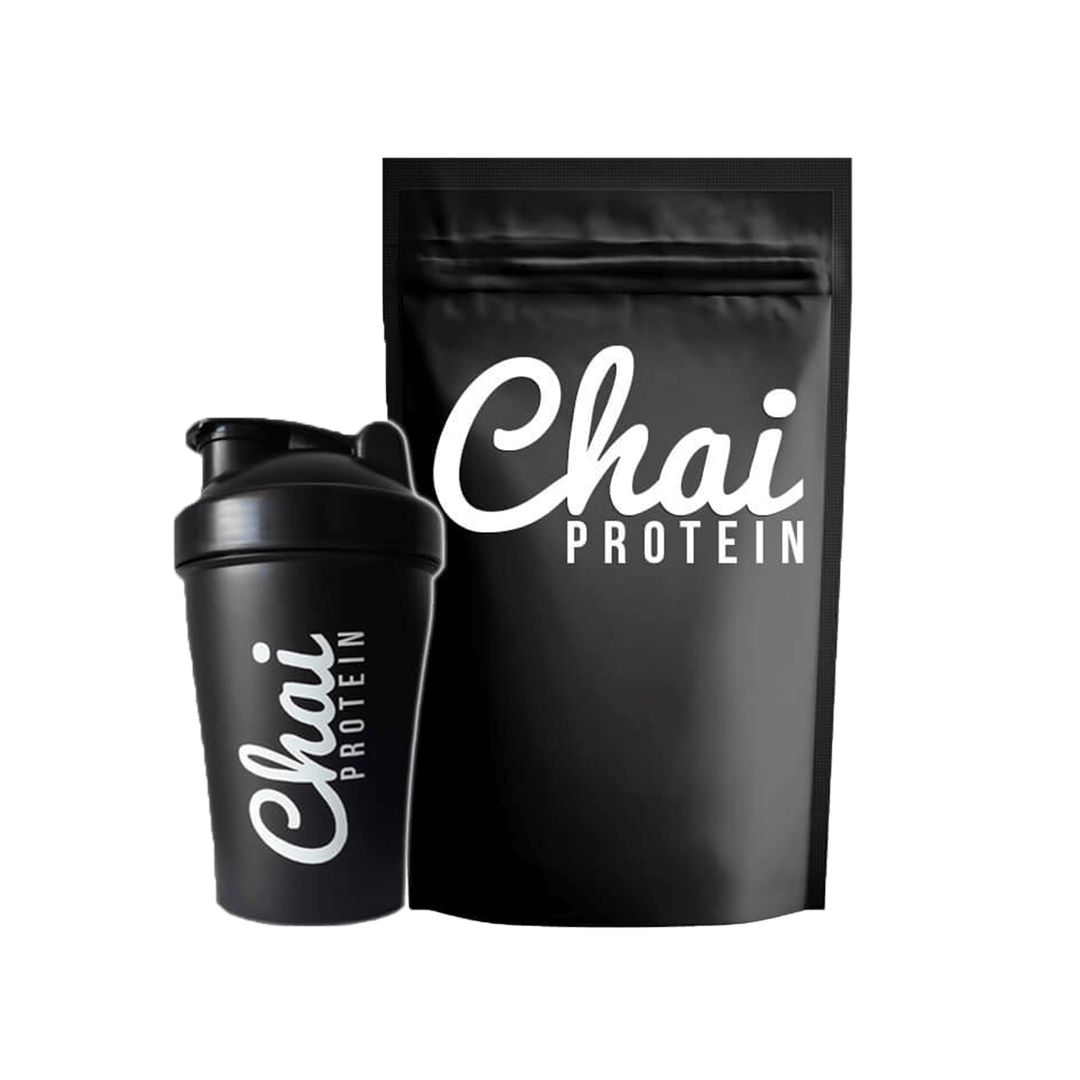 Women's Vanilla Chai Protein Powder & Shaker Pack - Unique Muscle