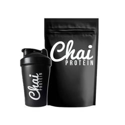 Women's Vanilla Chai Protein Powder & Shaker Pack - Unique Muscle