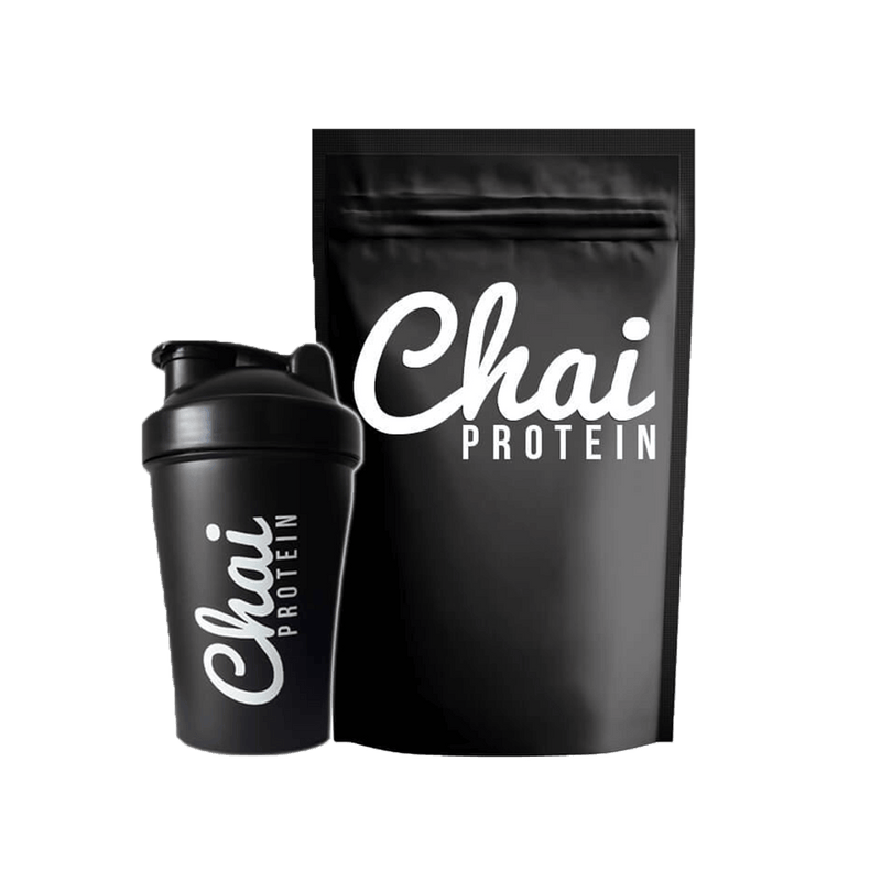 Women's Vanilla Chai Protein Powder & Shaker Pack - Unique Muscle